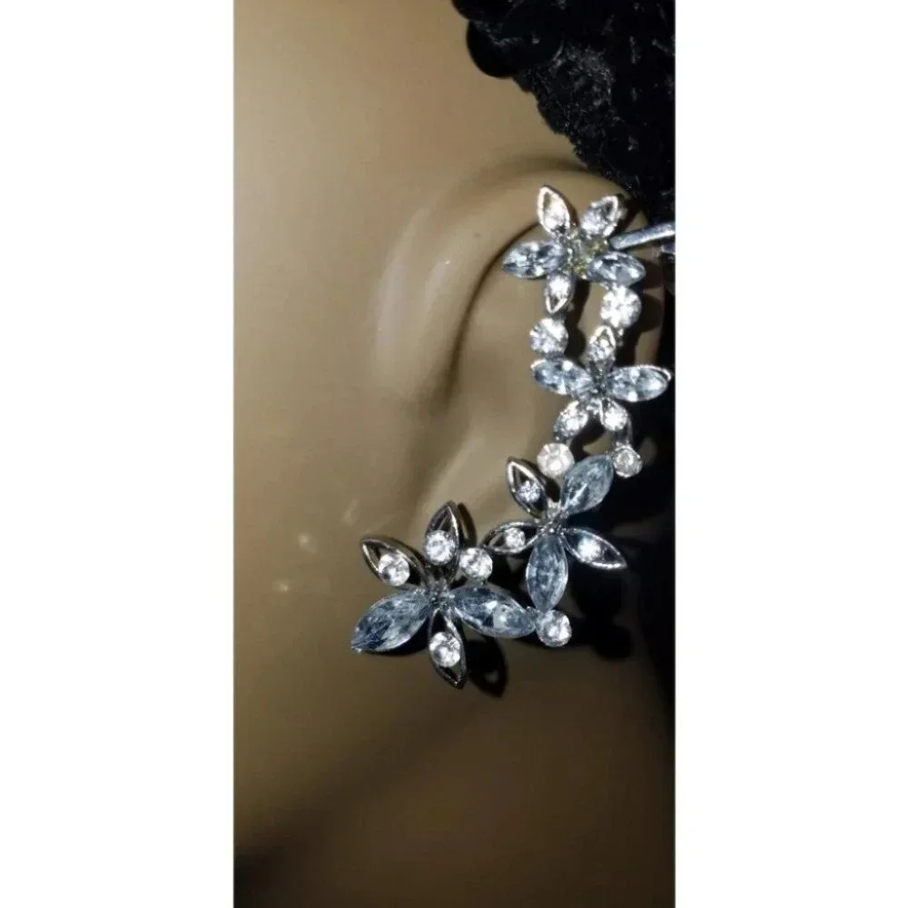Rhinestone Ear Cuffs 3pc Set